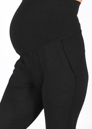 Pantalon de jogging de grossesse Recharge - Midnight Noir
