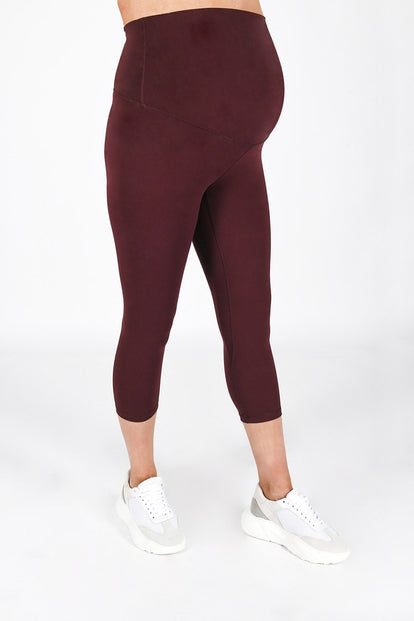 Legging de grossesse court Revitalise - Winter Berry