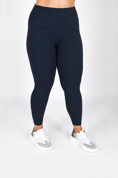 Legging 7/8e taille haute grande taille Revitalise - Bleu Marine