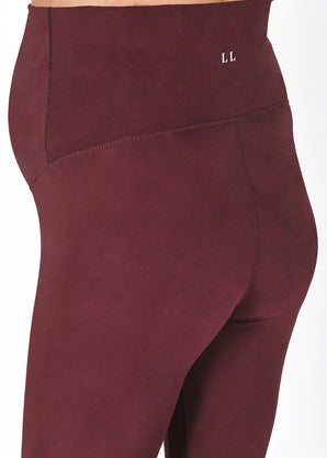 Legging de grossesse court Revitalise - Winter Berry