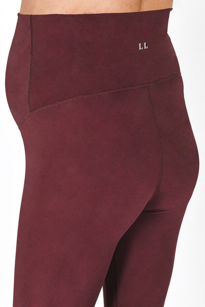 Legging de grossesse court Revitalise - Winter Berry