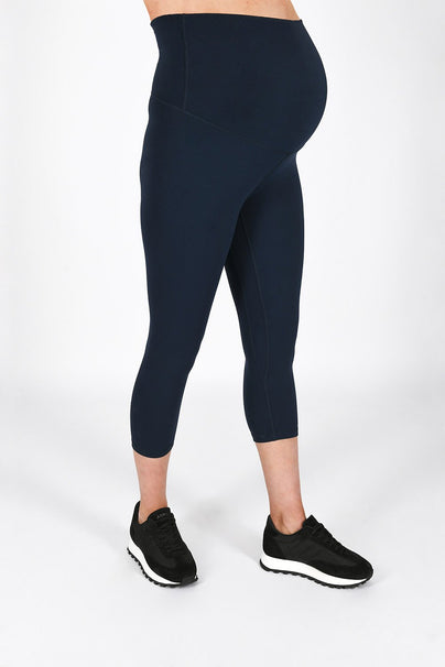 Legging de grossesse court Revitalise - Bleu Marine