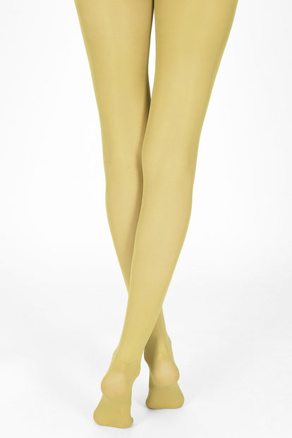 Collants 40 deniers - Mustard