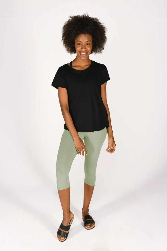 Legging court Everyday - Vert Sauge