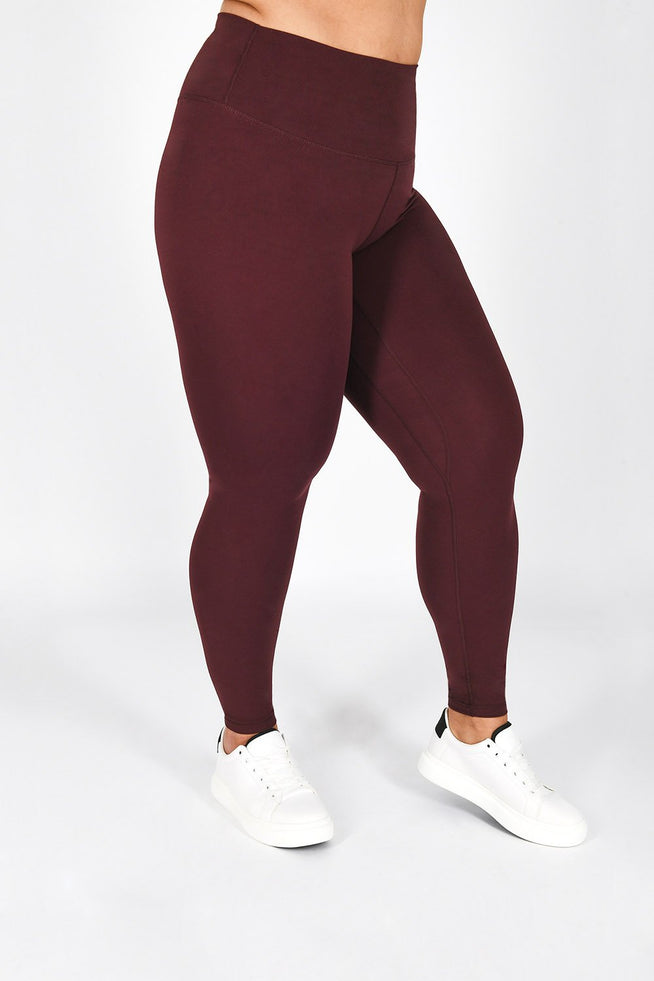 Legging taille haute grande taille Revitalise - Winter Berry