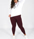 Legging 7/8e taille haute grande taille Revitalise - Winter Berry