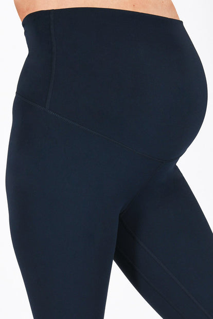 Legging de grossesse court Revitalise - Bleu Marine