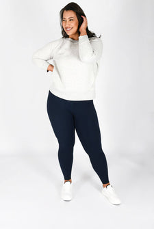 Legging taille haute grande taille Revitalise - Bleu Marine