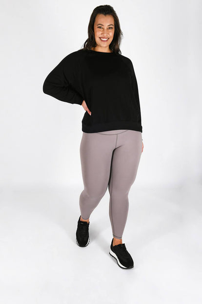 Legging 7/8e taille haute grande taille Revitalise - Mauve