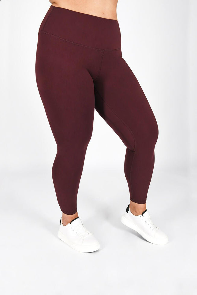 Legging 7/8e taille haute grande taille Revitalise - Winter Berry