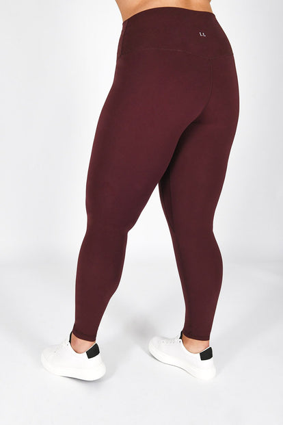 Legging taille haute grande taille Revitalise - Winter Berry