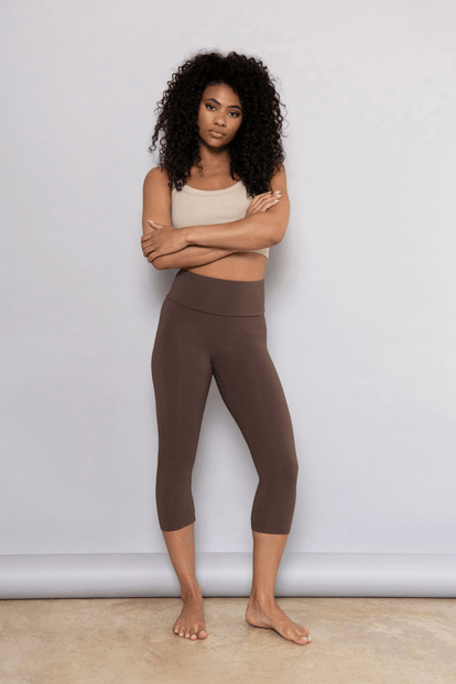 Legging léger court - Espresso Marron