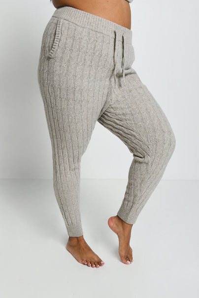 Pantalon de jogging torsadé grande taille - Avione