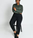 Legging de sport 7/8e grande taille Energise - Midnight Noir