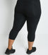 Legging de sport court grande taille Energise - Midnight Noir