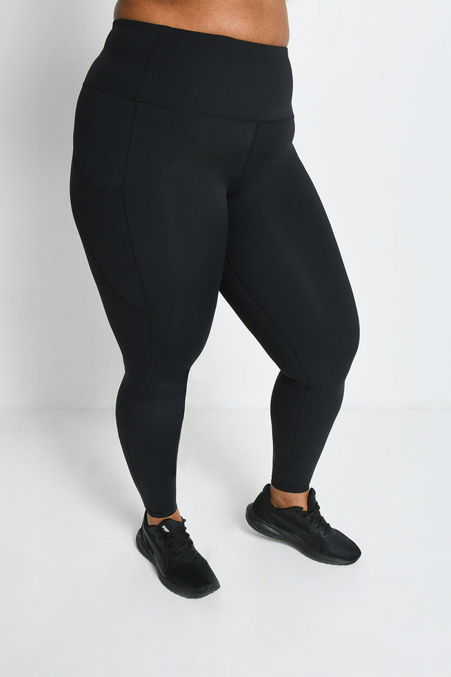 Legging de sport long grande taille Energise - Midnight Noir