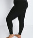 Legging taille haute ultradoux grande taille Ultimate - Noir