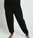 Pantalon de jogging Lounge-Luxe grande taille - Noir