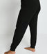 Pantalon de jogging Lounge-Luxe grande taille - Noir