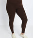 Legging taille haute grande taille Everyday - Chocolat