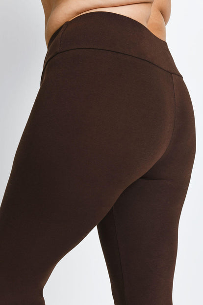 Legging taille haute grande taille Everyday - Chocolat