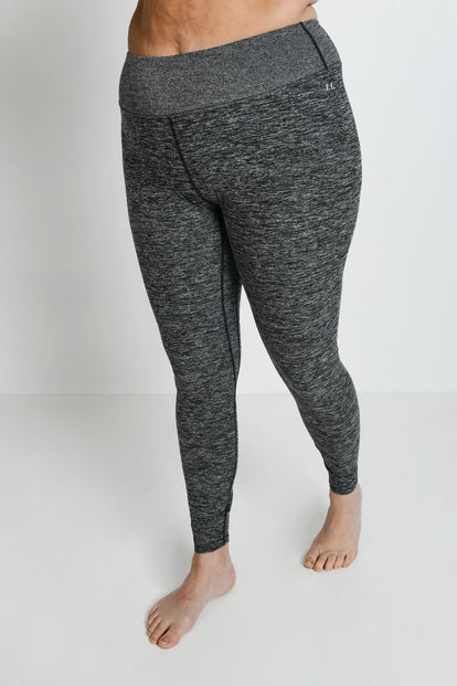 Legging taille haute ultradoux grande taille Ultimate - Dark Gris Marl