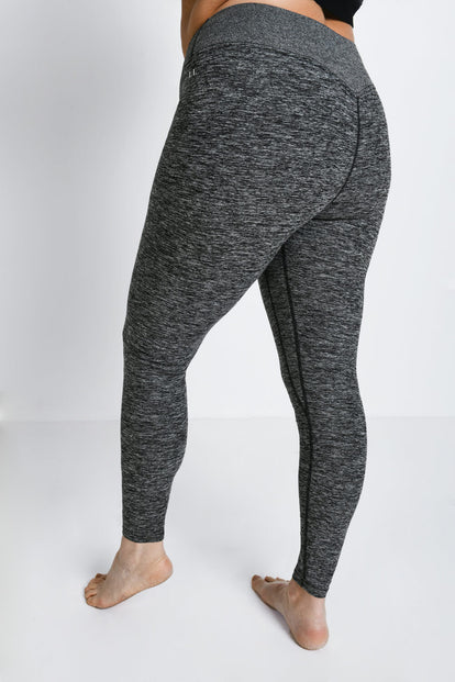 Legging taille haute ultradoux grande taille Ultimate - Dark Gris Marl