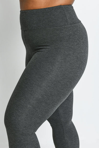 Legging léger taille haute grande taille Everyday - Dark Gris Marl