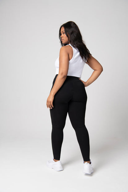 Legging taille haute grande taille Everyday - Noir
