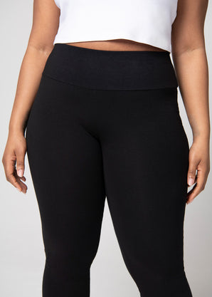 Legging taille haute grande taille Everyday - Noir
