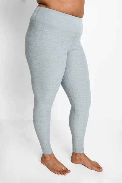 Legging taille haute ultradoux grande taille Ultimate - Light Gris Marl