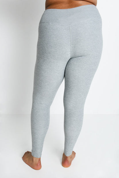 Legging taille haute ultradoux grande taille Ultimate - Light Gris Marl