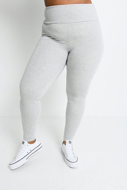 Legging léger taille haute grande taille Everyday - Light Gris Marl