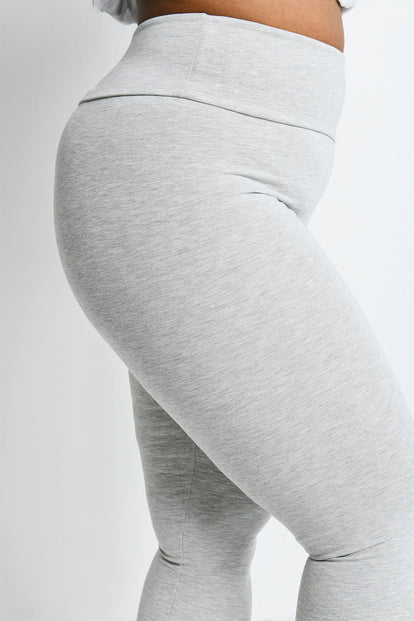 Legging léger taille haute grande taille Everyday - Light Gris Marl