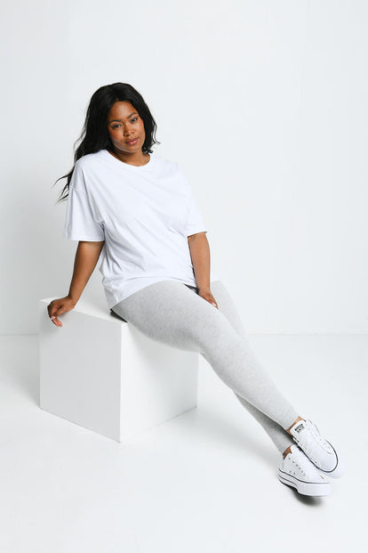 Legging léger taille haute grande taille Everyday - Light Gris Marl