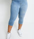 Jegging court grande taille - Light Bleu