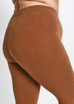 Legging grande taille Everyday - Mocha Marron