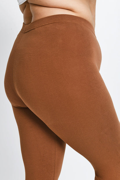Legging grande taille Everyday - Mocha Marron