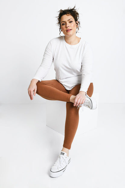 Legging grande taille Everyday - Mocha Marron