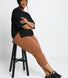 Legging court grande taille Everyday - Mocha Marron