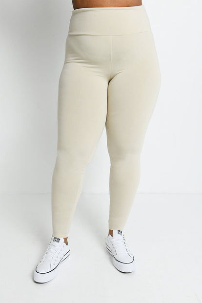 Legging léger taille haute grande taille Everyday - Natural Avione