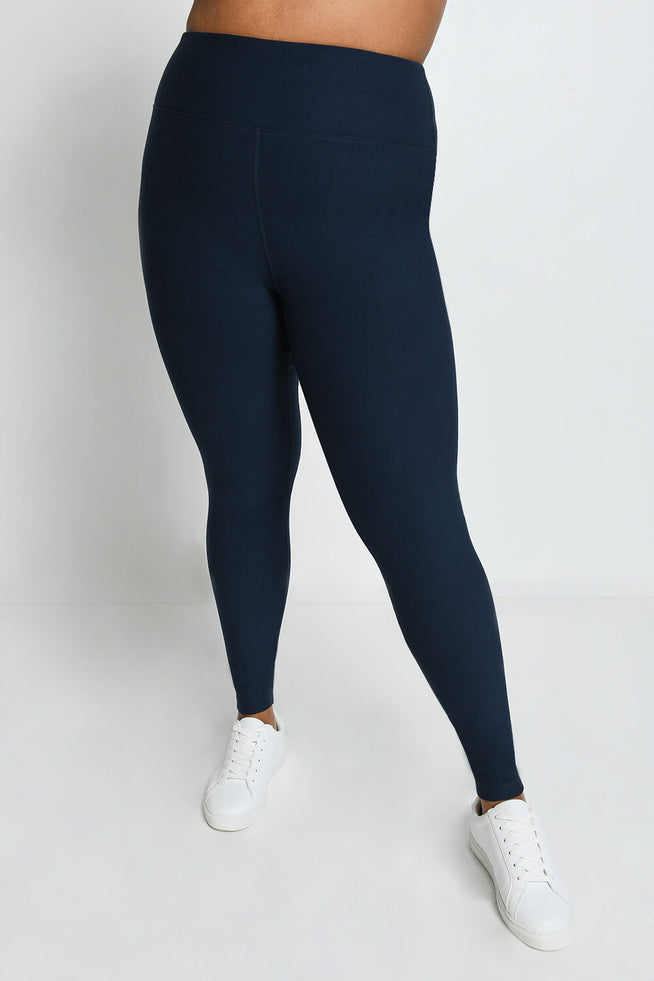 Legging taille haute grande taille Winter Everyday - Marine