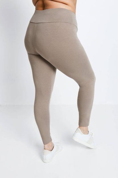 Legging taille haute grande taille Everyday - Oatmeal Avione