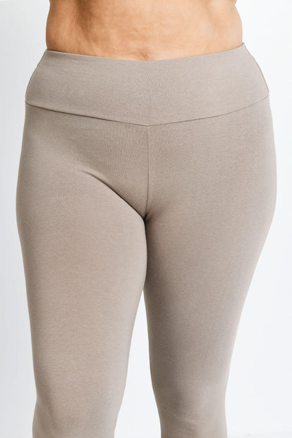 Legging taille haute grande taille Everyday - Oatmeal Avione