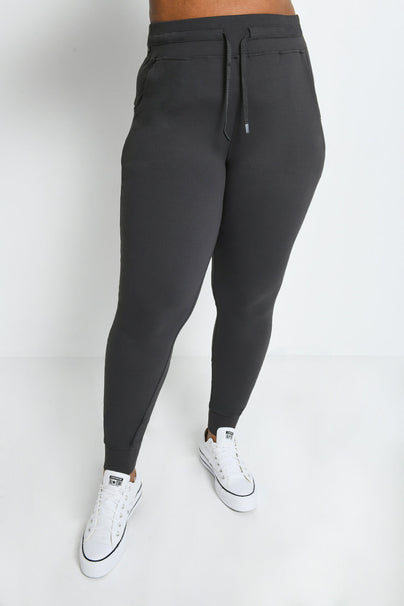 Pantalon de jogging taille haute grande taille Recharge - Odyssey Gris