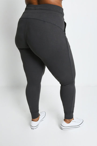 Pantalon de jogging taille haute grande taille Recharge - Odyssey Gris