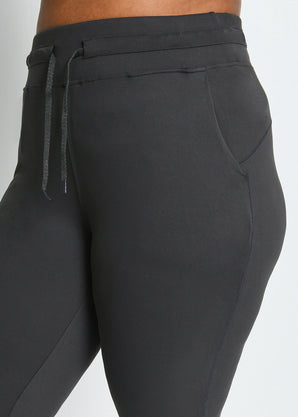 Pantalon de jogging taille haute grande taille Recharge - Odyssey Gris