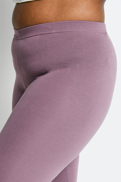 Legging court grande taille Everyday - Elderberry Purple