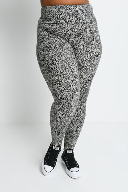 Legging taille haute grande taille Everyday - Leopard Print