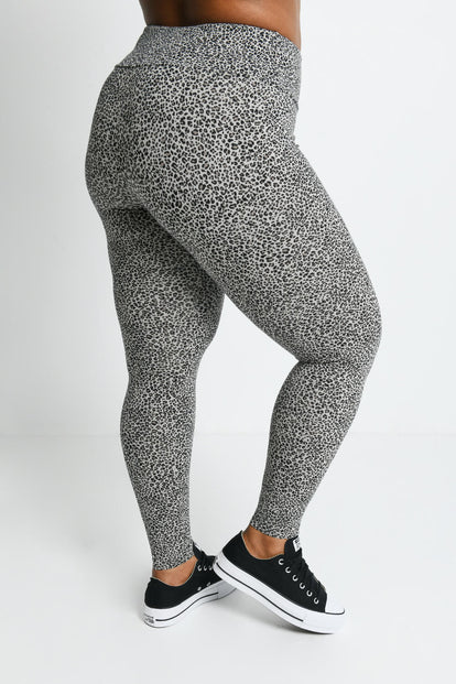 Legging taille haute grande taille Everyday - Leopard Print